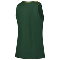 Green Bay Packers Logo Athletic Women's Plus Size Stellar Win V-Neck Tank Top Green - NFL