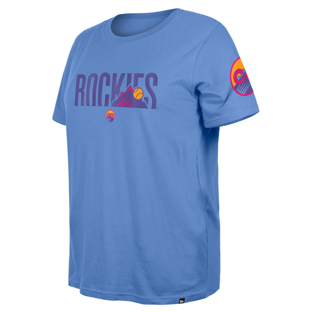 Colorado Rockies New Era Women's 2025 City Connect Plus Size T-Shirt Lifestyle