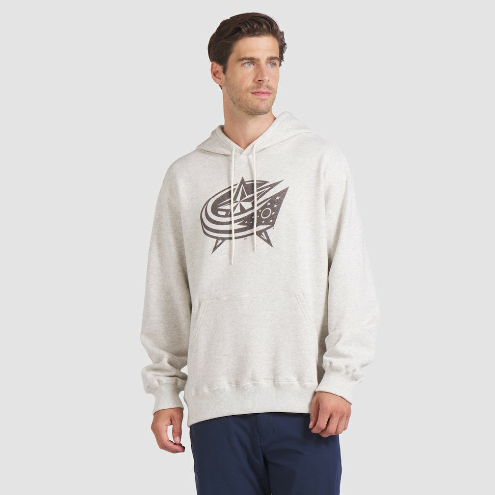 Columbus Blue Jackets - Fanatics Made in Canada Pullover Hoodie Cream