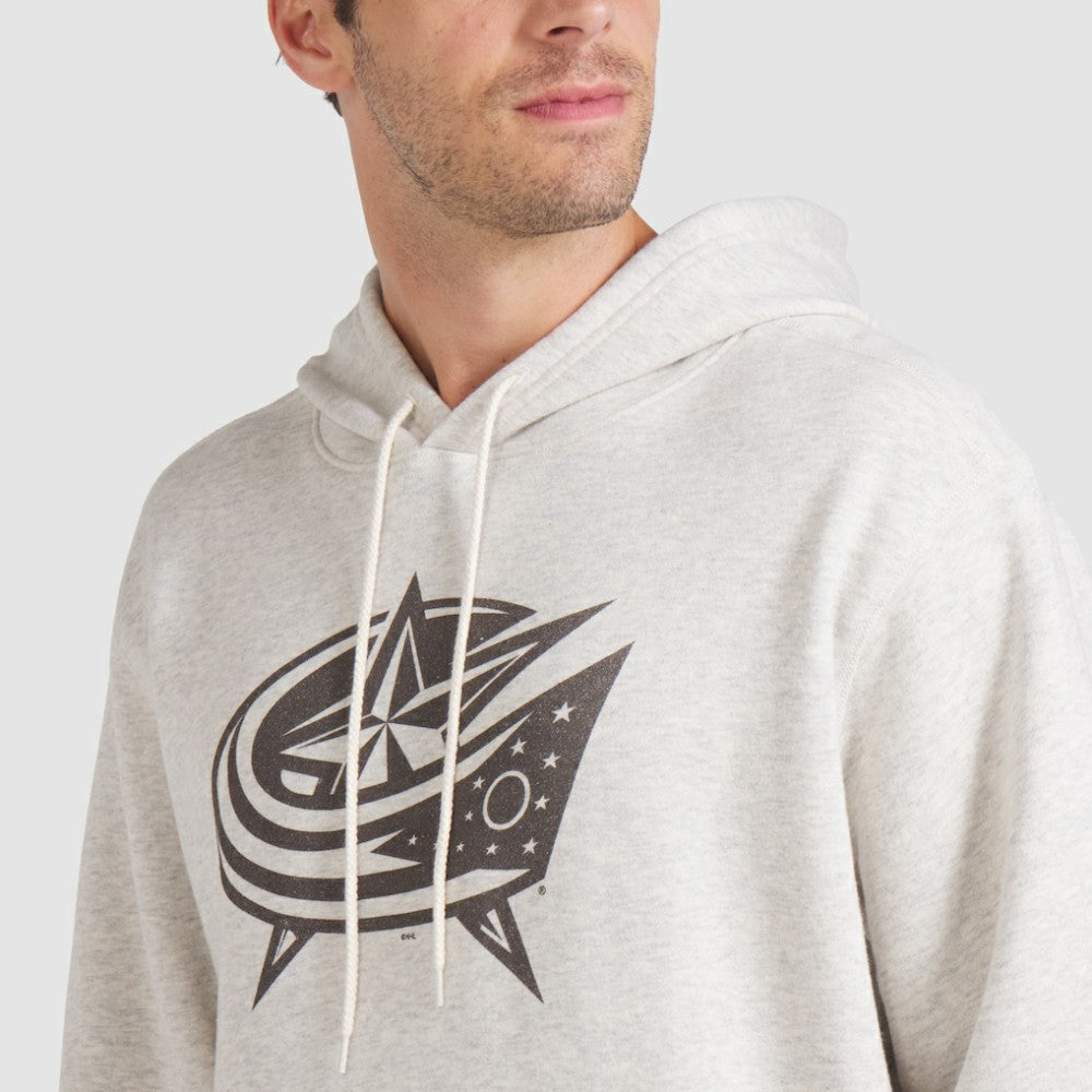 Columbus Blue Jackets - Fanatics Made in Canada Pullover Hoodie Cream