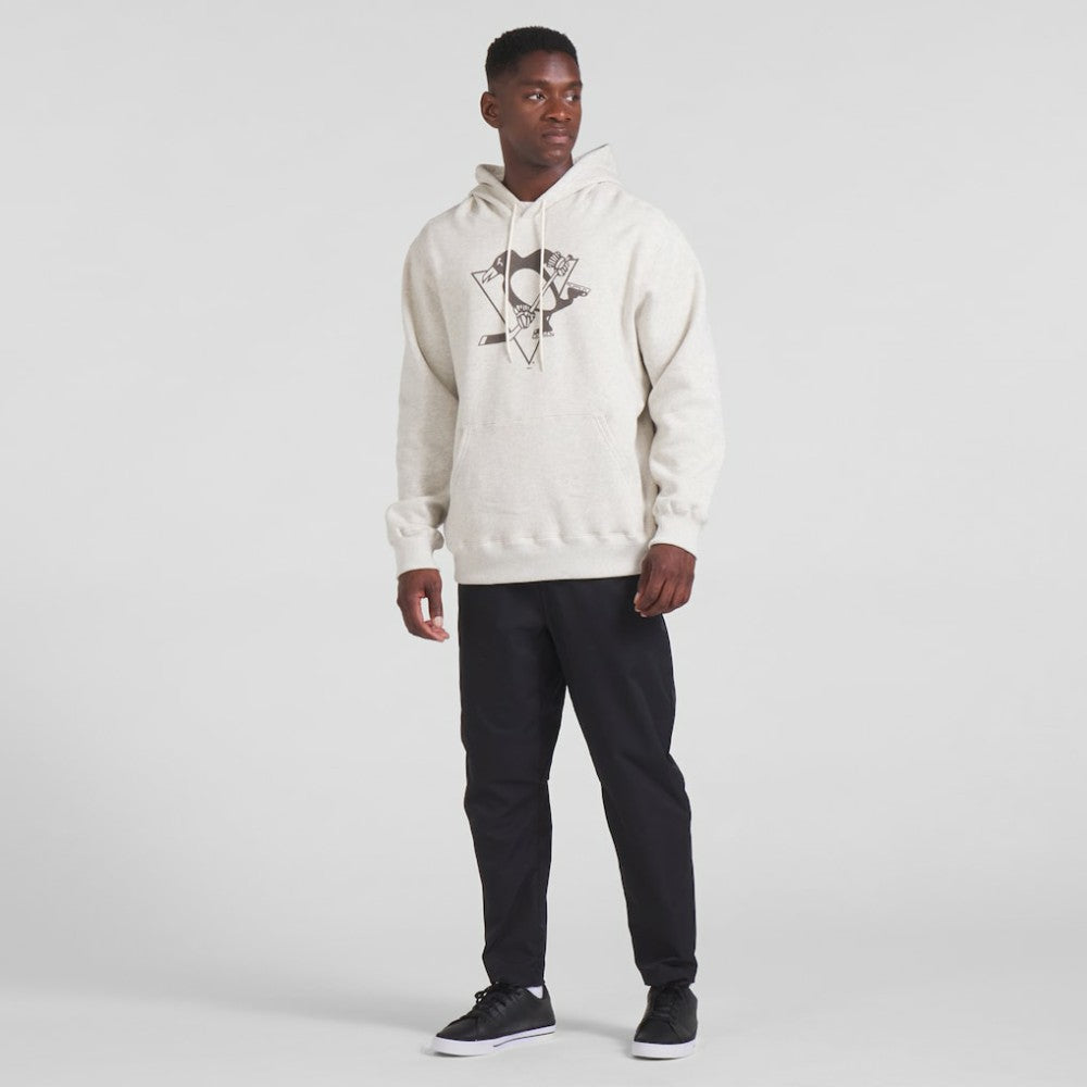 Pittsburgh Penguins Fanatics Made in Canada Pullover Hoodie Cream