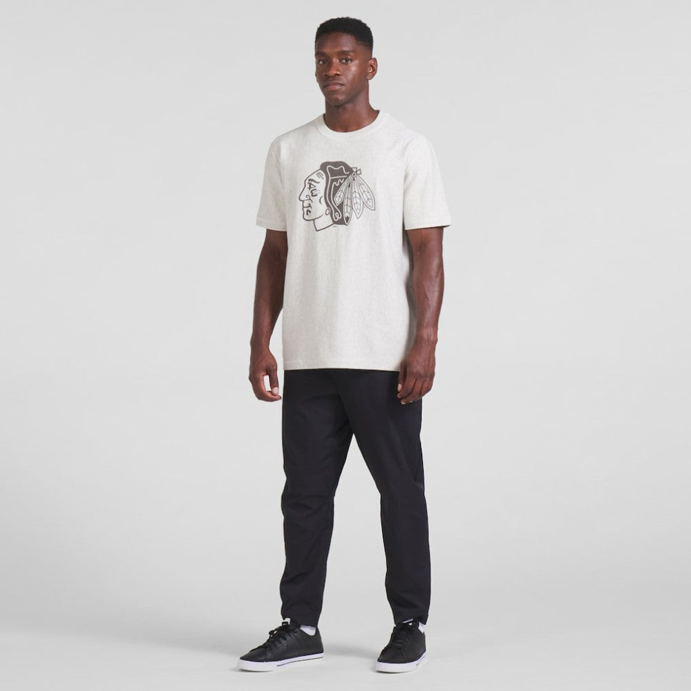Chicago Blackhawks Fanatics Made in Canada T-Shirt Cream