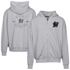 Miami Marlins Levelwear Uphill Abyssal Full-Zip Hoodie On Sale