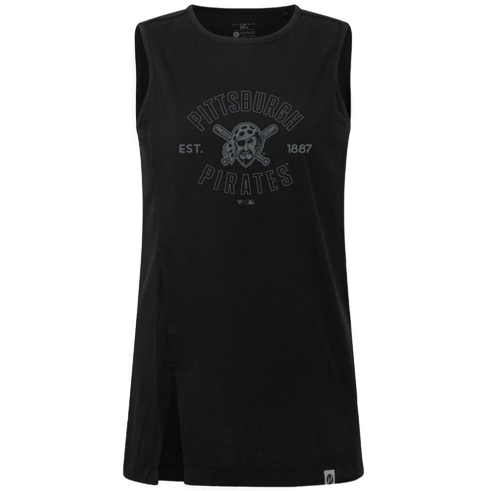 Pittsburgh Pirates Levelwear Women's Influx Abyssal Tank Top Clearance