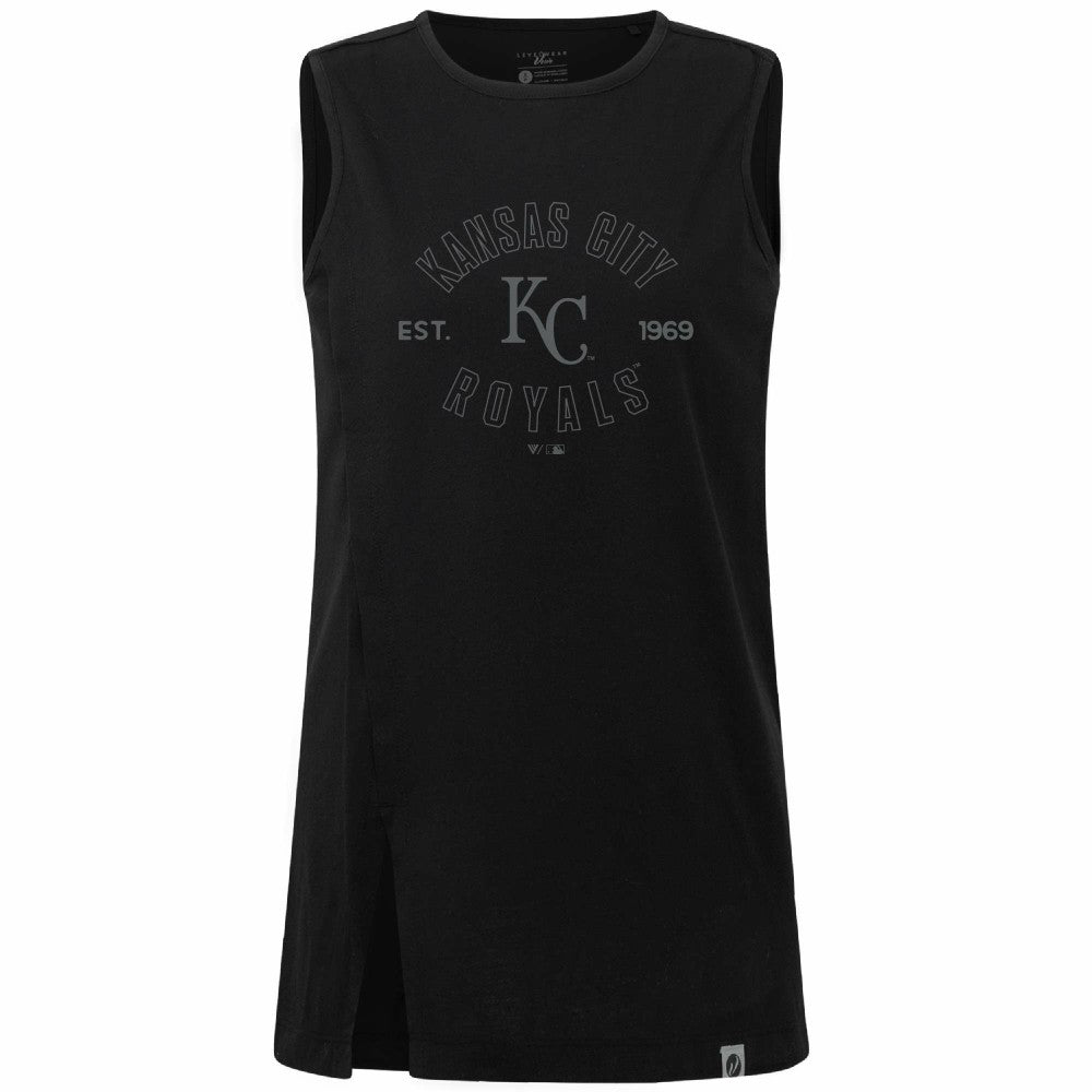 Kansas City Royals Levelwear Women's Influx Abyssal Tank Top Online