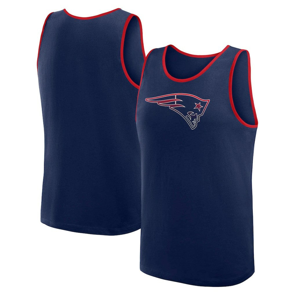 New England Patriots Logo Athletic Unmatched Success Tank Top Navy - NFL