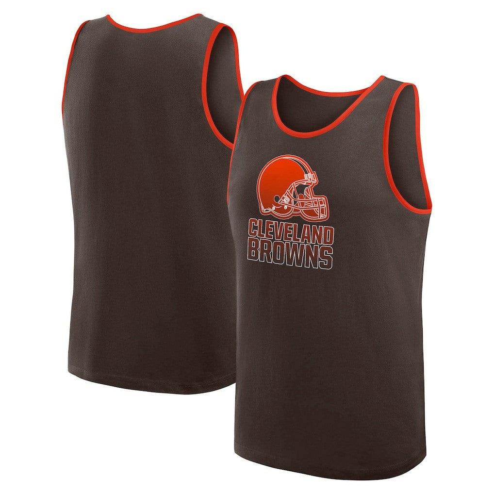 Cleveland Browns Logo Athletic Unmatched Success Tank Top Brown - NFL