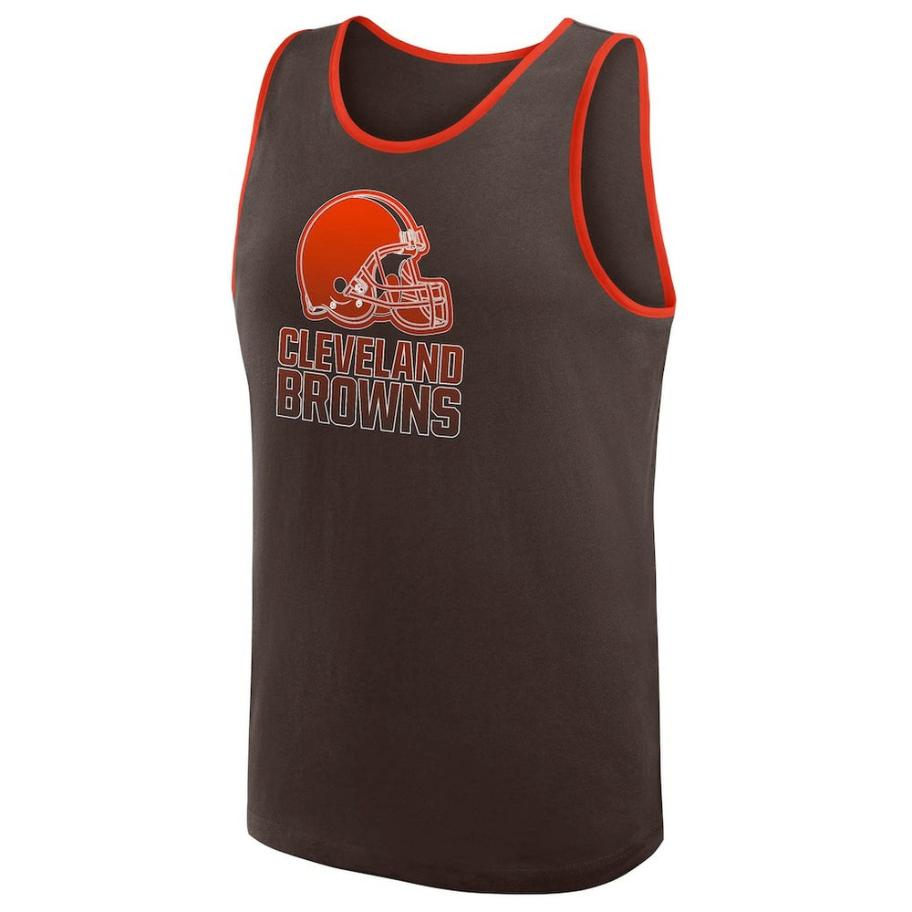 Cleveland Browns Logo Athletic Unmatched Success Tank Top Brown - NFL