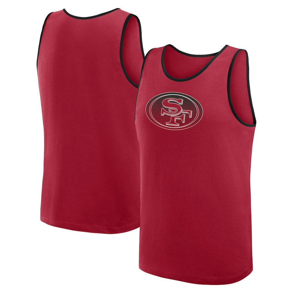 San Francisco 49ers Logo Athletic Unmatched Success Tank Top Scarlet - NFL
