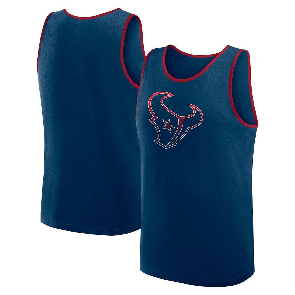 Houston Texans Logo Athletic Unmatched Success Tank Top Navy - NFL