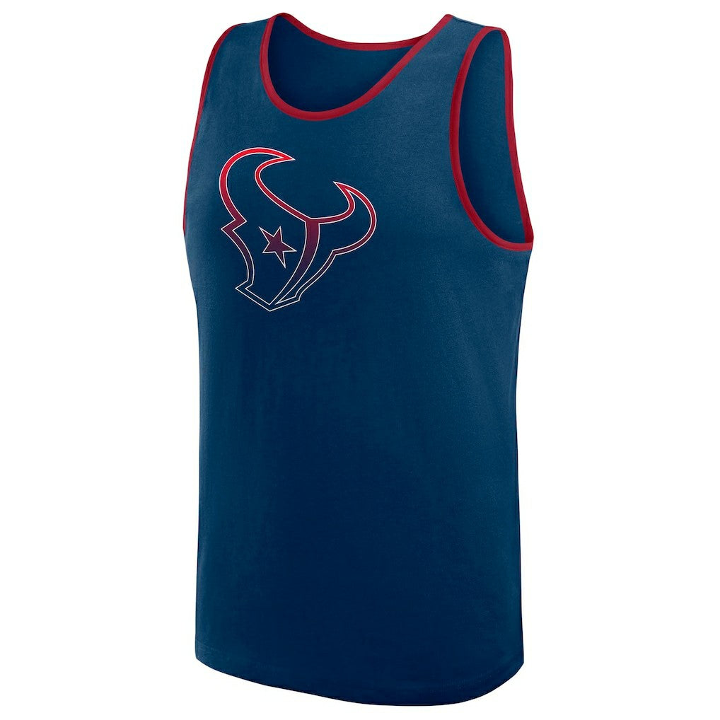 Houston Texans Logo Athletic Unmatched Success Tank Top Navy - NFL