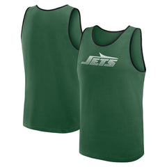 New York Jets Logo Athletic Unmatched Success Tank Top Green - NFL