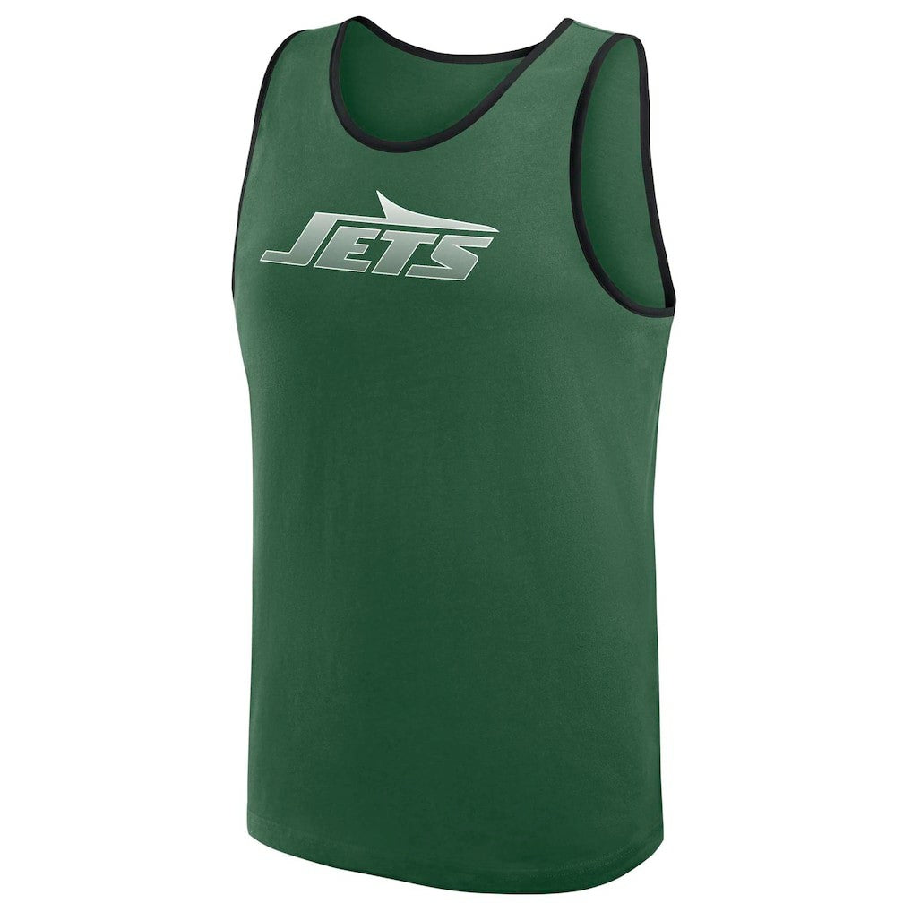 New York Jets Logo Athletic Unmatched Success Tank Top Green - NFL
