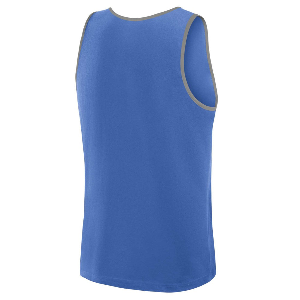 Detroit Lions Logo Athletic Unmatched Success Tank Top Blue - NFL