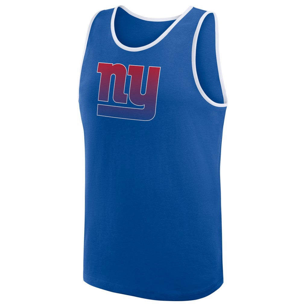 New York Giants Logo Athletic Unmatched Success Tank Top Royal - NFL