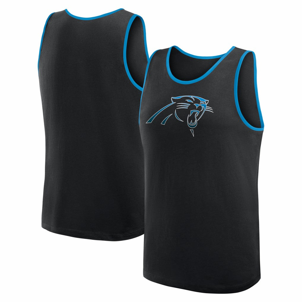 Carolina Panthers Logo Athletic Unmatched Success Tank Top Black - NFL