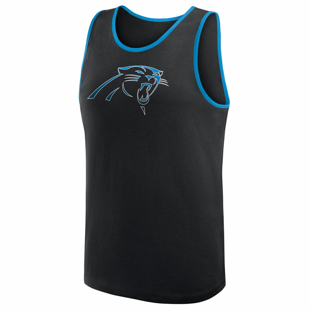Carolina Panthers Logo Athletic Unmatched Success Tank Top Black - NFL