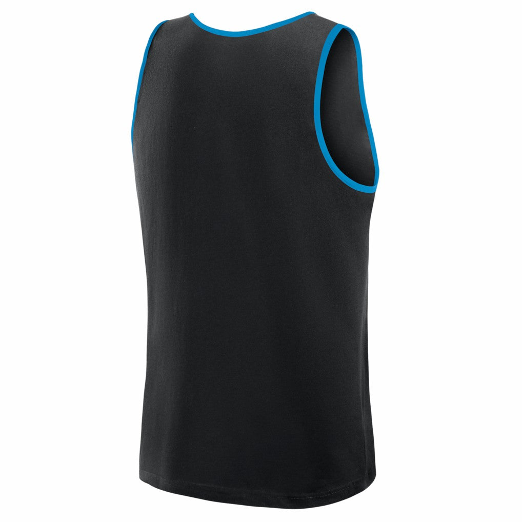 Carolina Panthers Logo Athletic Unmatched Success Tank Top Black - NFL