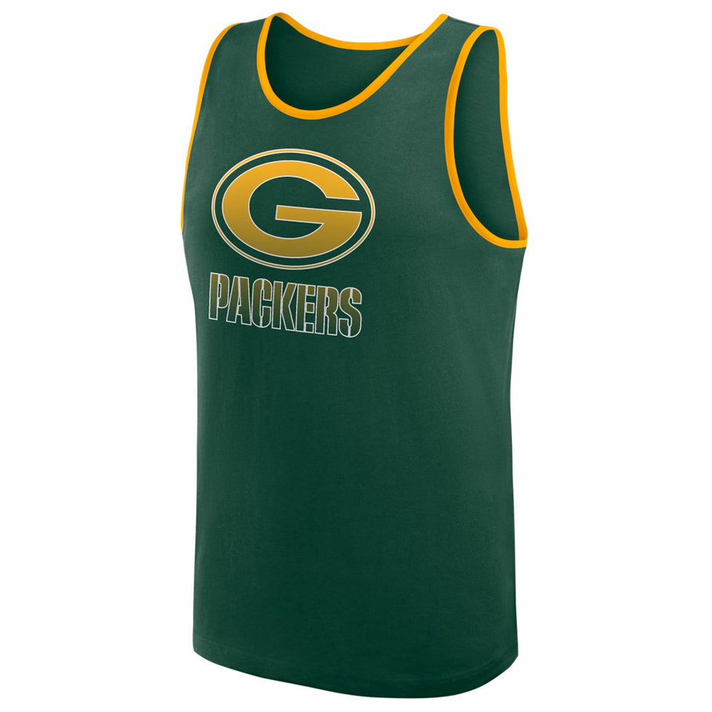 Green Bay Packers Logo Athletic Unmatched Success Tank Top Green - NFL