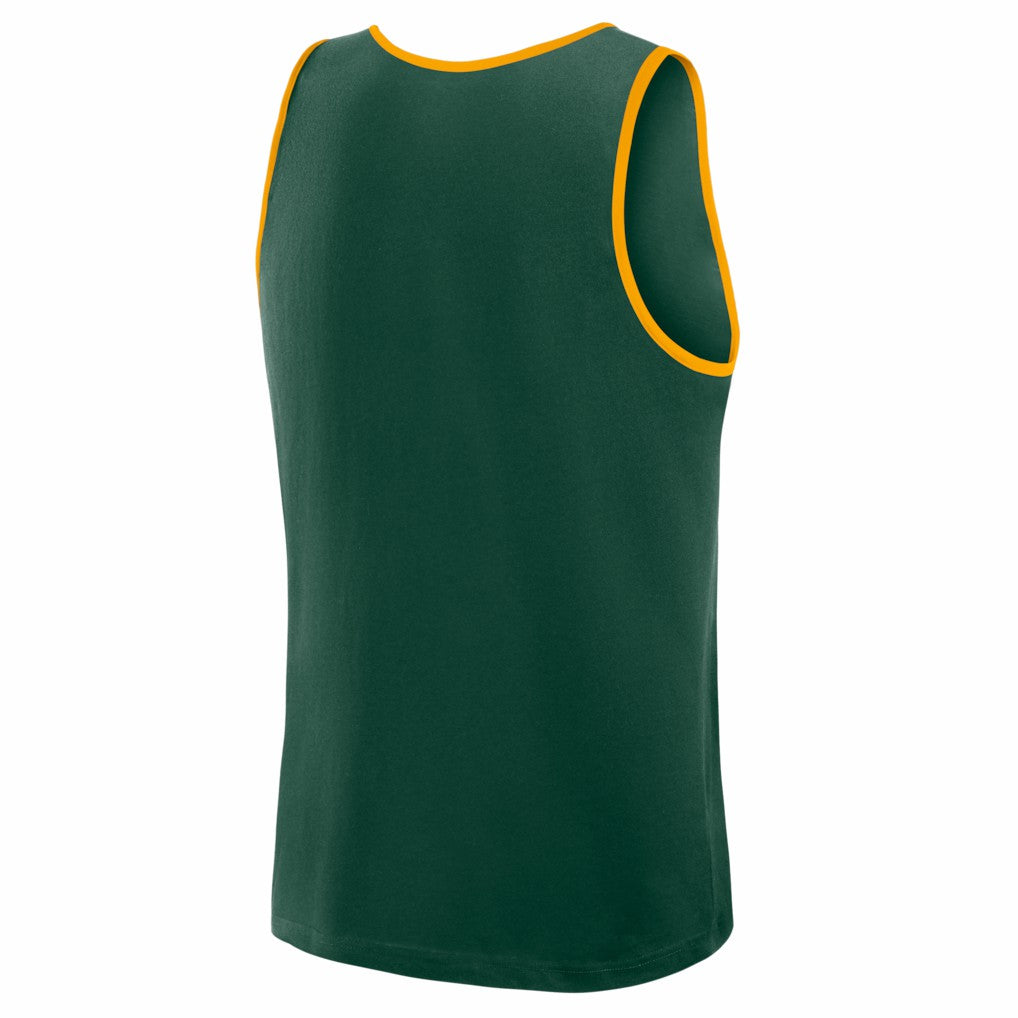 Green Bay Packers Logo Athletic Unmatched Success Tank Top Green - NFL