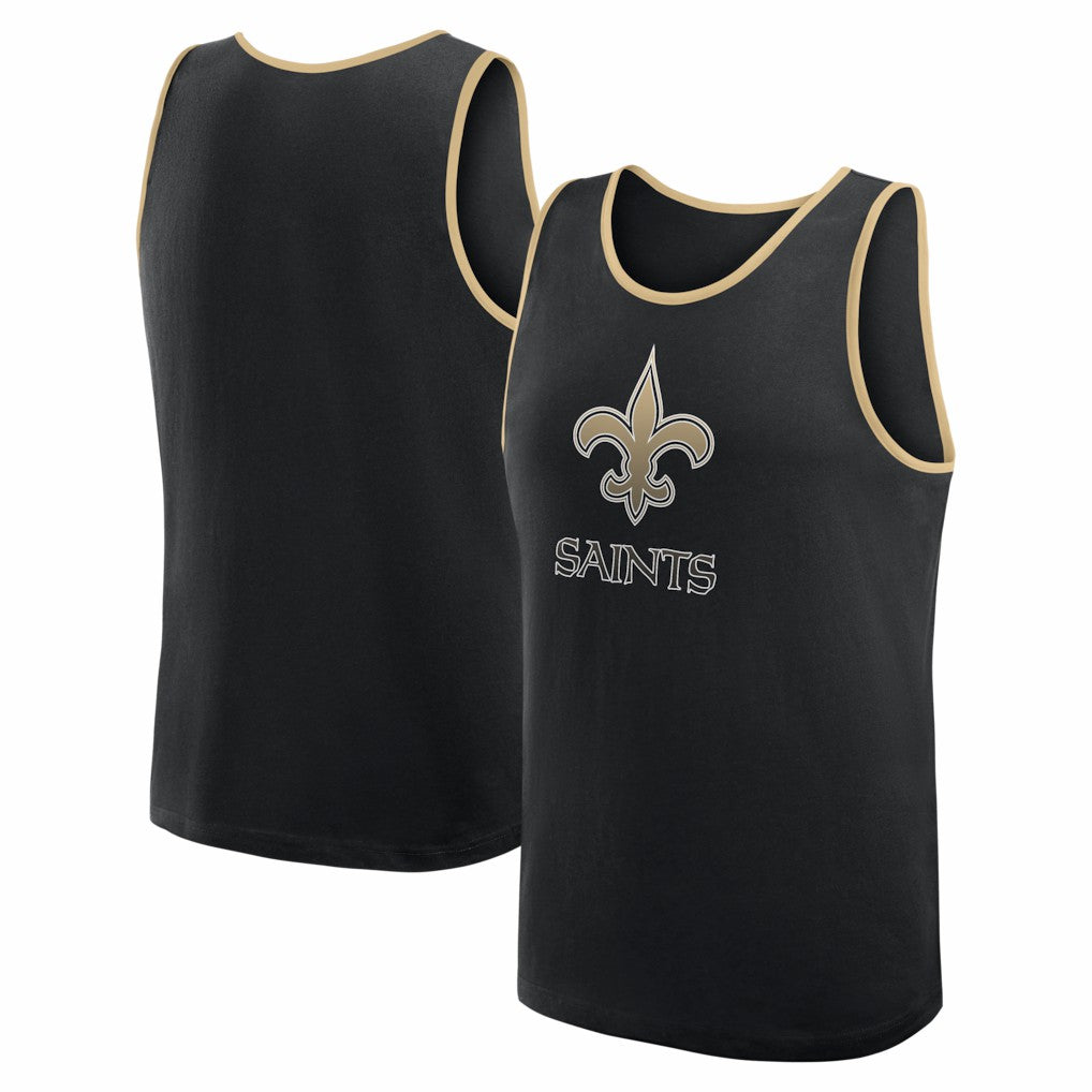 New Orleans Saints Logo Athletic Unmatched Success Tank Top Black - NFL
