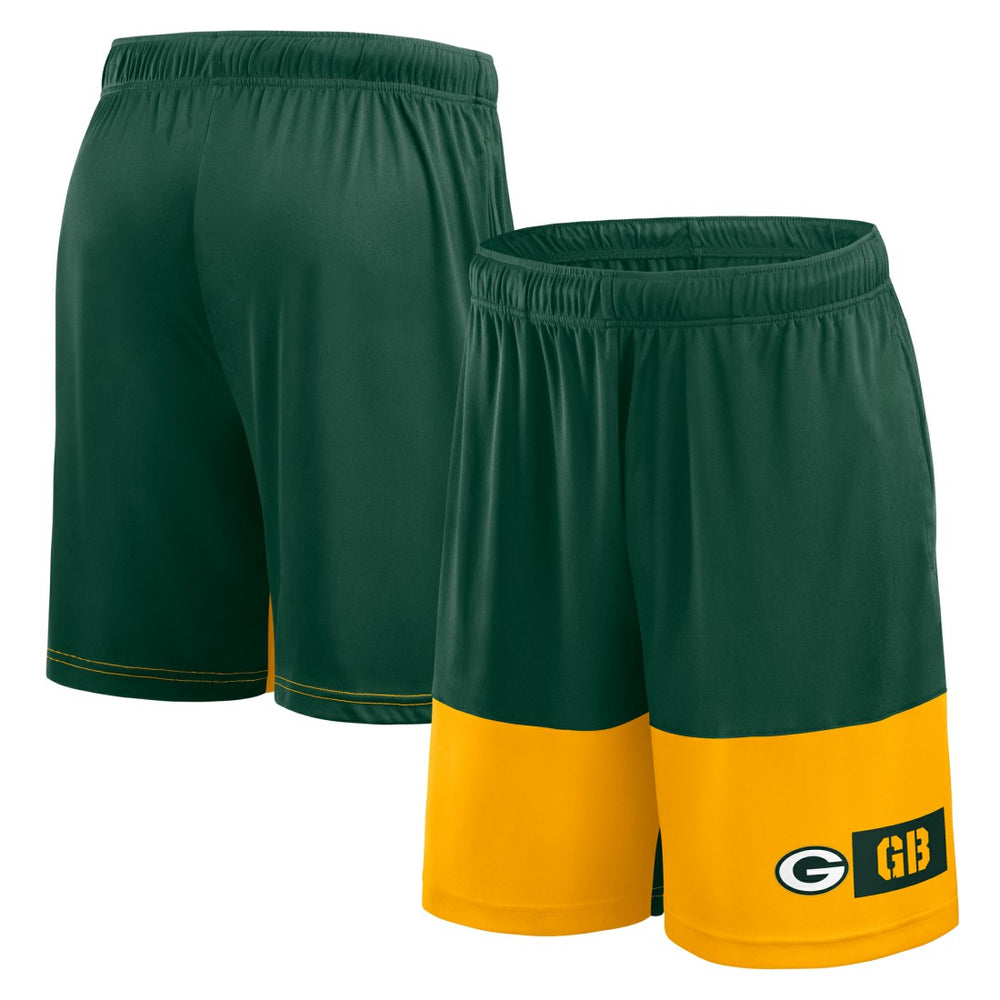 Green Bay Packers Logo Athletic Best of the Best Shorts Green - NFL