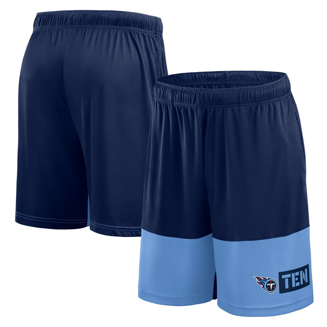 Tennessee Titans Logo Athletic Best of the Best Shorts Navy - NFL