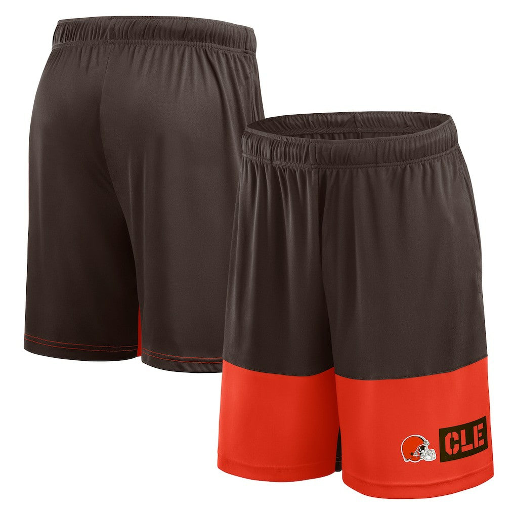 Cleveland Browns Logo Athletic Best of the Best Shorts Brown - NFL