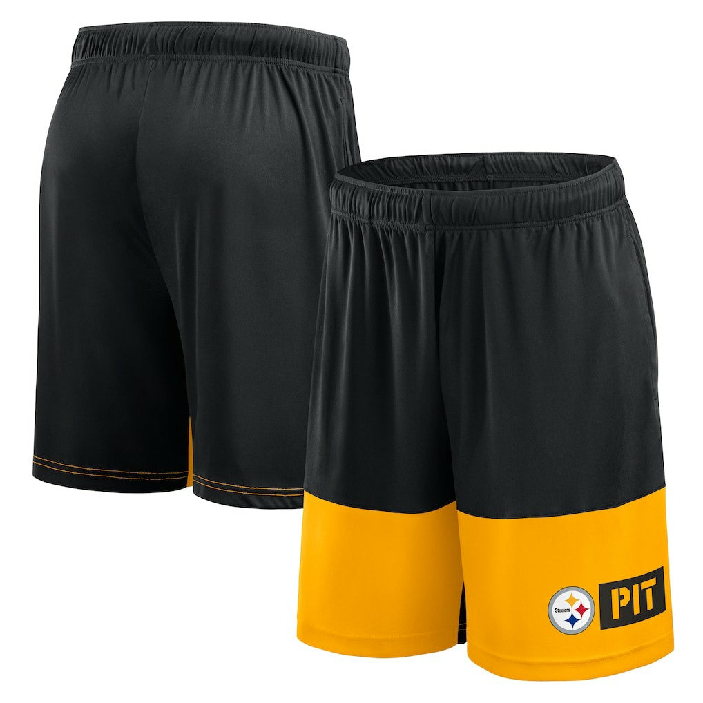 Pittsburgh Steelers Logo Athletic Best of the Best Shorts Black - NFL