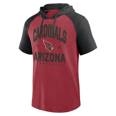Arizona Cardinals Logo Athletic Prime Hoodie T-Shirt Cardinal - NFL