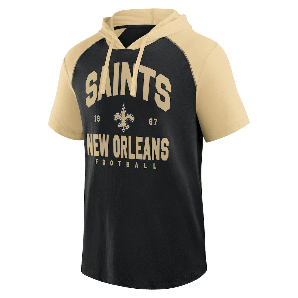 New Orleans Saints Logo Athletic Prime Hoodie T-Shirt Black - NFL