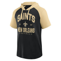 New Orleans Saints Logo Athletic Prime Hoodie T-Shirt Black - NFL