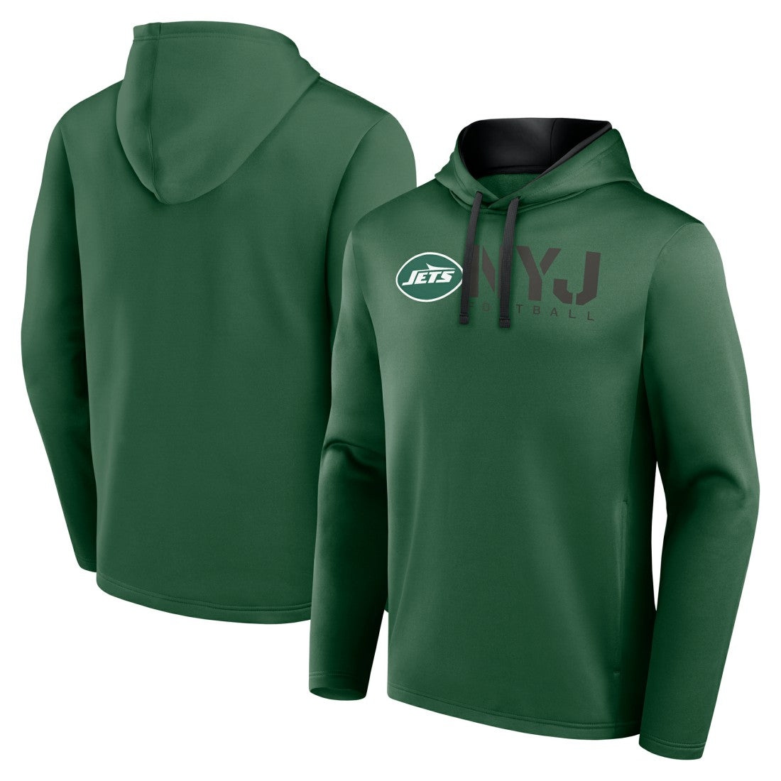 New York Jets Logo Athletic Head Start Pullover Hoodie Green - NFL