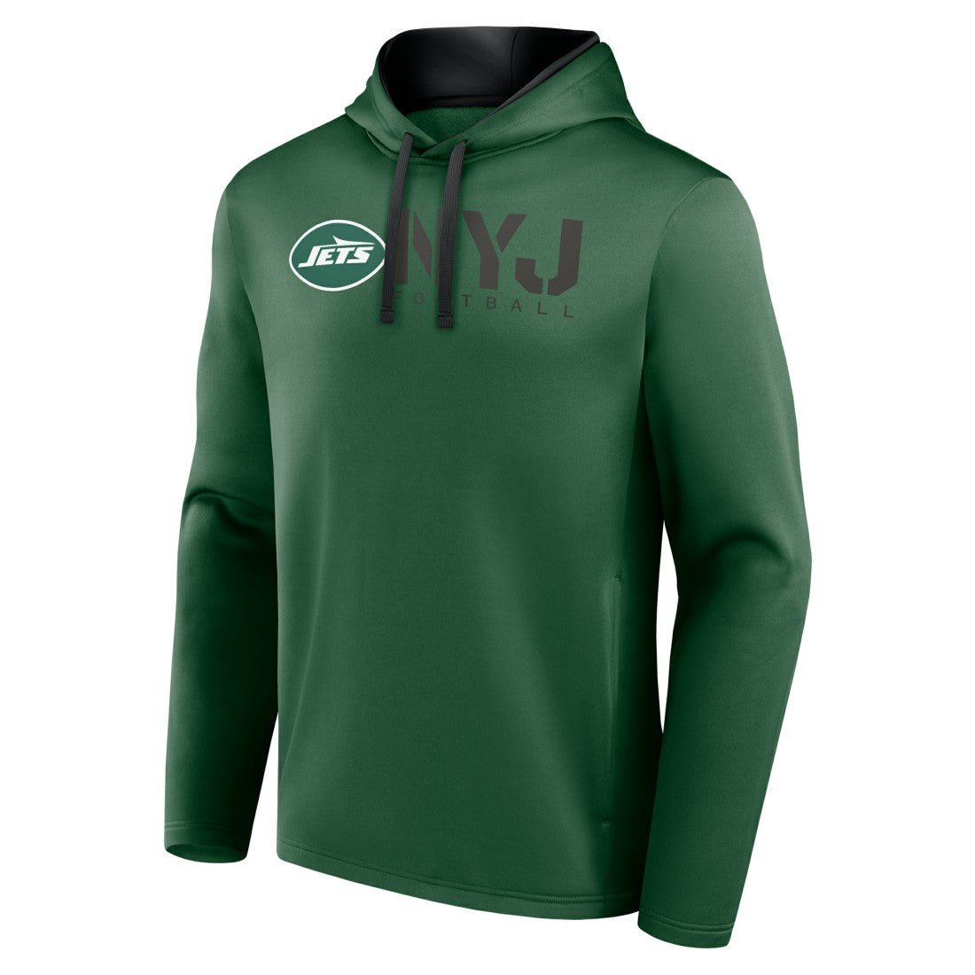 New York Jets Logo Athletic Head Start Pullover Hoodie Green - NFL