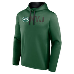 New York Jets Logo Athletic Head Start Pullover Hoodie Green - NFL