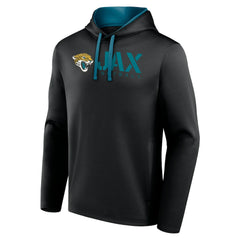 Jacksonville Jaguars Logo Athletic Head Start Pullover Hoodie Black - NFL