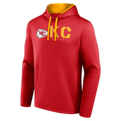 Kansas City Chiefs Logo Athletic Head Start Pullover Hoodie Red - NFL