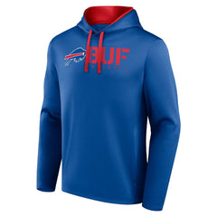 Buffalo Bills Logo Athletic Head Start Pullover Hoodie Royal - NFL