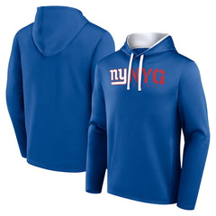 New York Giants Logo Athletic Head Start Pullover Hoodie Royal - NFL