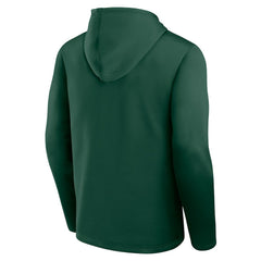 Green Bay Packers Logo Athletic Head Start Pullover Hoodie Green - NFL