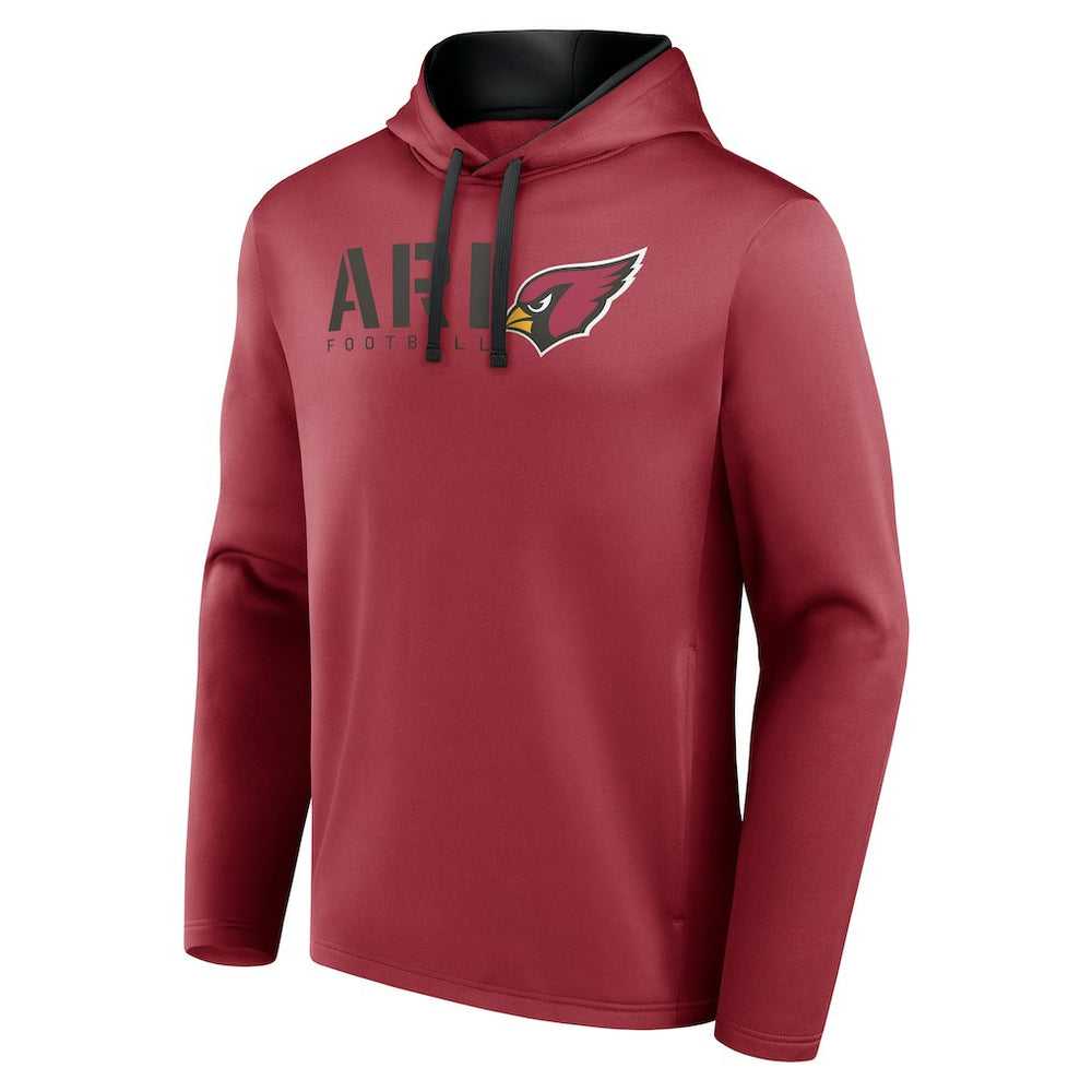 Arizona Cardinals Logo Athletic Head Start Pullover Hoodie Cardinal - NFL