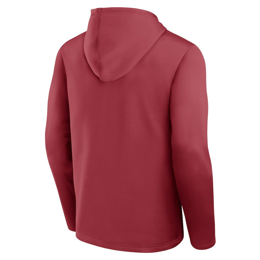 Arizona Cardinals Logo Athletic Head Start Pullover Hoodie Cardinal - NFL