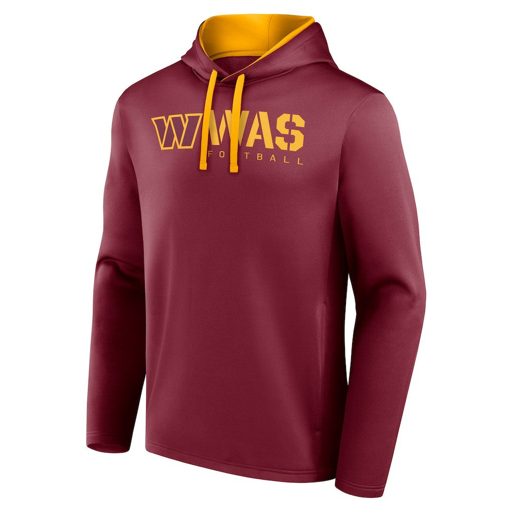 Washington Commanders Logo Athletic Head Start Pullover Hoodie Burgundy - NFL