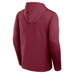 Washington Commanders Logo Athletic Head Start Pullover Hoodie Burgundy - NFL