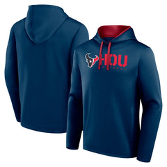 Houston Texans Logo Athletic Head Start Pullover Hoodie Navy - NFL