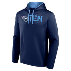 Tennessee Titans Logo Athletic Head Start Pullover Hoodie Navy - NFL