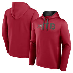Tampa Bay Buccaneers Logo Athletic Head Start Pullover Hoodie Red - NFL