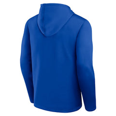 Los Angeles Rams Logo Athletic Head Start Pullover Hoodie Royal - NFL
