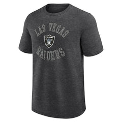 Las Vegas Raiders Logo Athletic Success T-Shirt Heather Charcoal - NFL