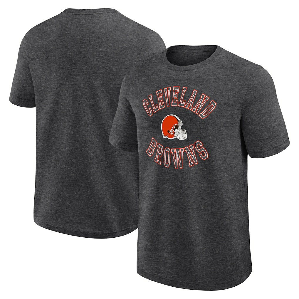 Cleveland Browns Logo Athletic Success T-Shirt Heather Charcoal - NFL